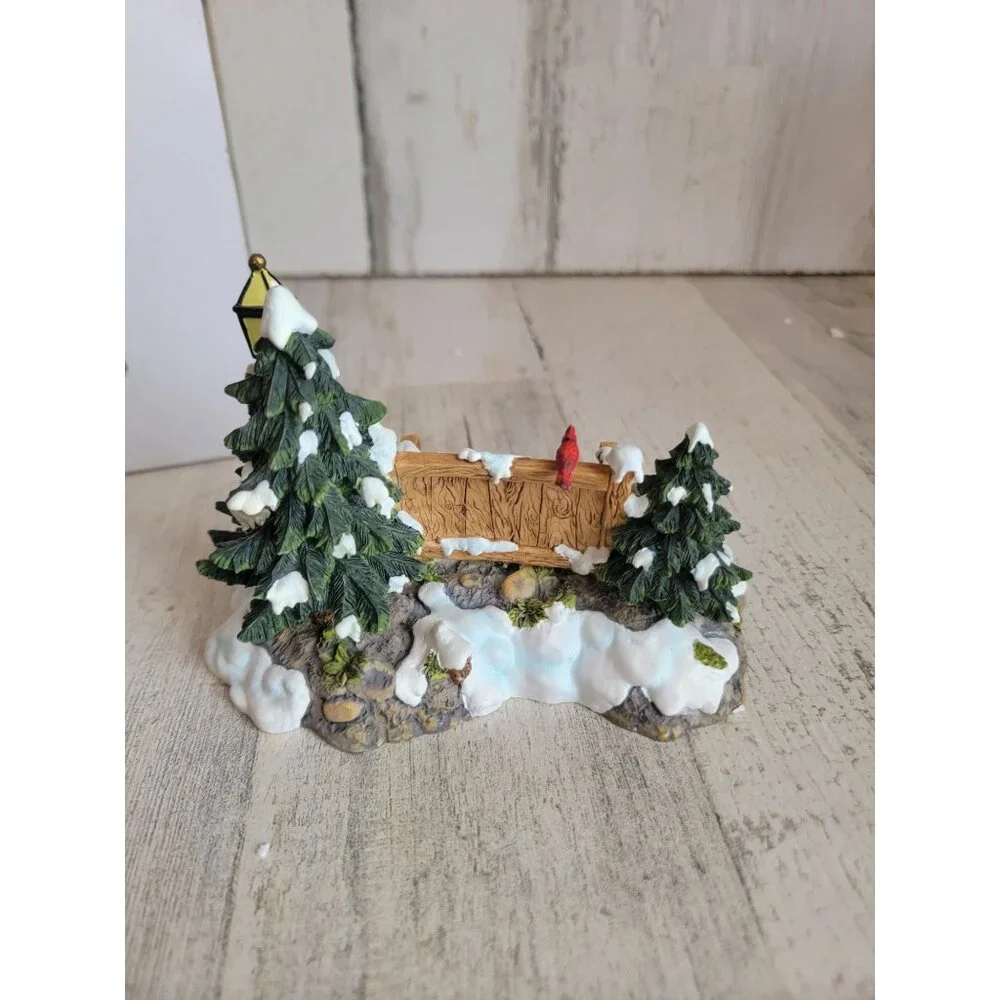 Dept 56 52654 AS‎ IS Mill Creek Park Bench village accessory xmas